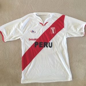 Peru Soccer Jersey, Size L